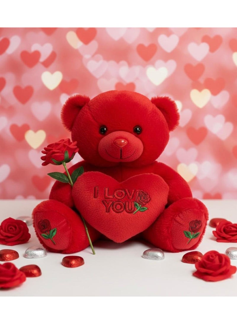 Toyland Plush Teddy Bear 50 CM with “I Love You” Heart, Romantic Gift - Image 2
